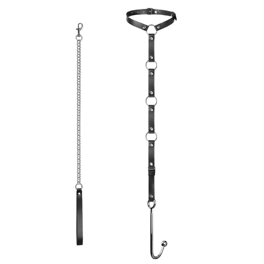 5853 Leash Anal Hook Kinky with Collar and EverydayUse 0211